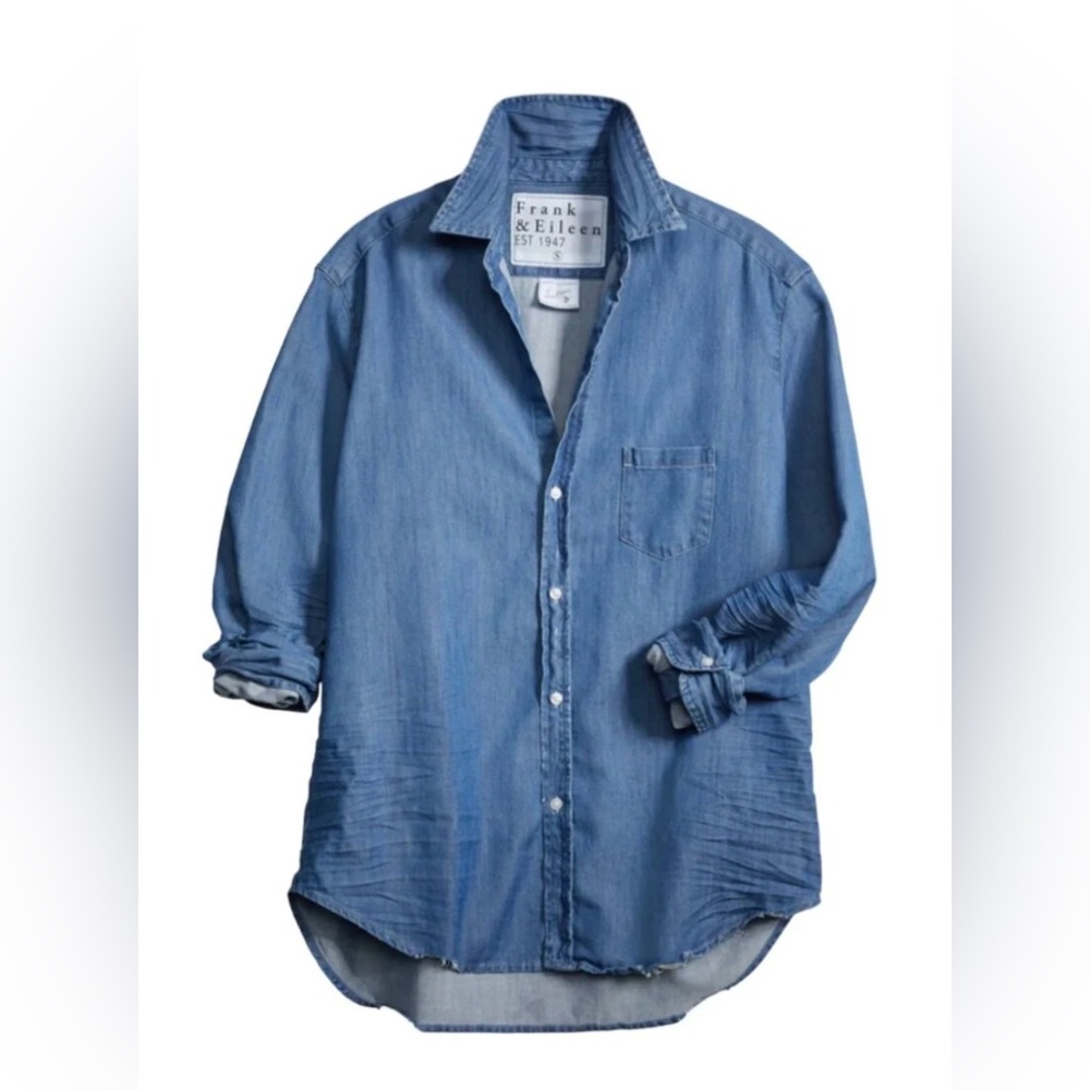 Frank & Eileen Classic Blue Button-Up Shirt